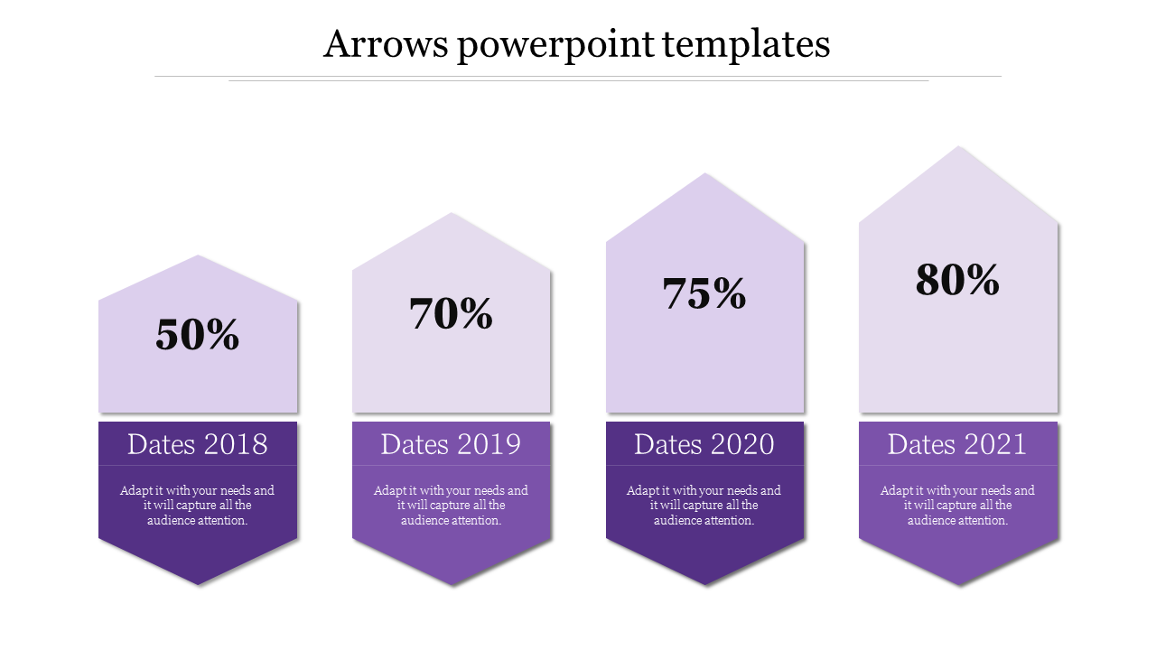 arrows powerpoint templates-4-Purple